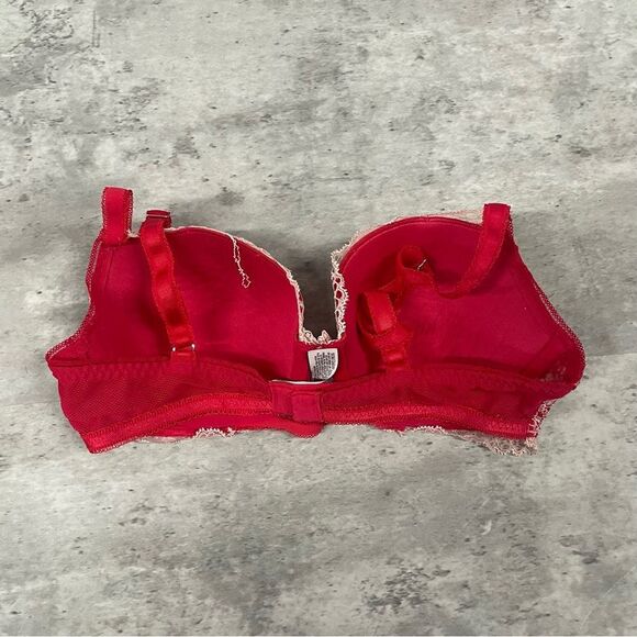 Victorias Secret Body by Victoria Lined Demi / Demi Bustle Double Bra Size 34C - Picture 3 of 4